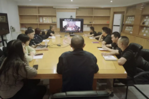 AI in manufacturing Makrite management teams attending a cross regional smart factory training session via cloud classroom