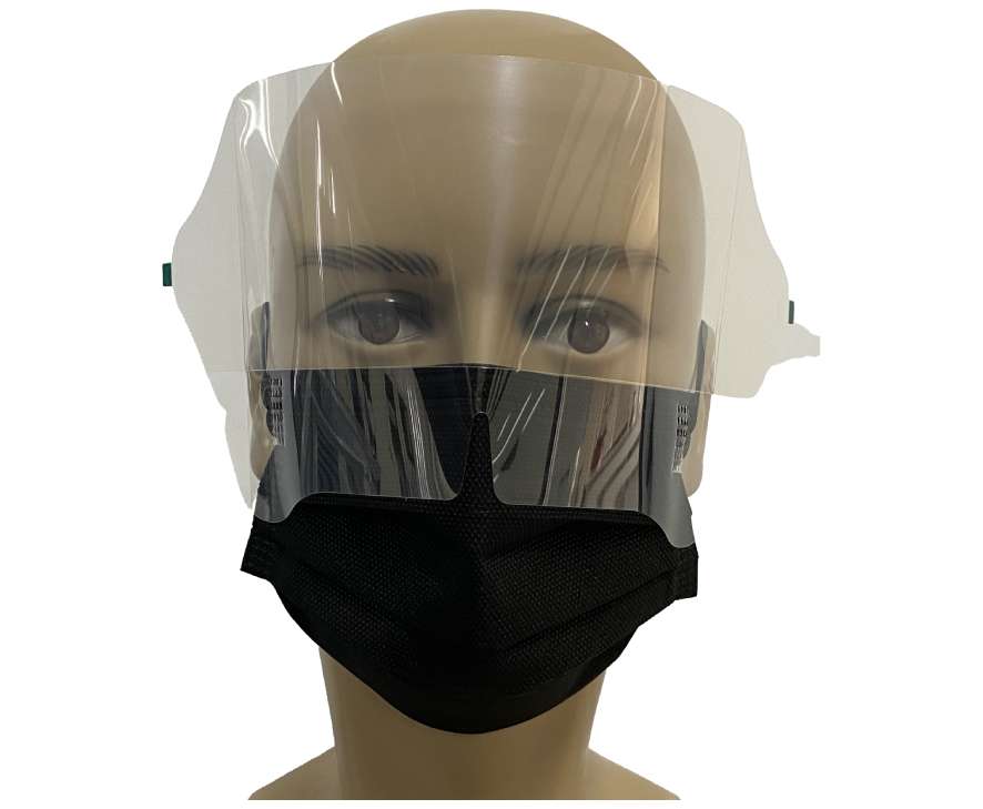Medical Face Mask with Earloops and Visor