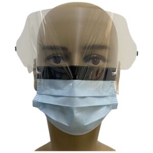 Medical Face Mask with Earloops and Visor